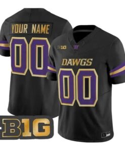 Custom Washington Huskies Jersey Name, Number 2026 Unleash the Dawgs Stitched by My Store NCAA Football Jerseys