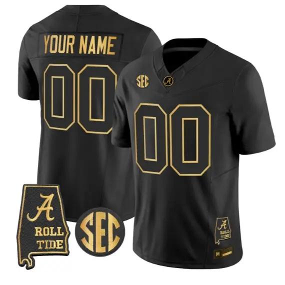 Custom Alabama Crimson Tide Jersey 2026 Alabama Map Vapor Stitched by My Store NCAA Football Jerseys