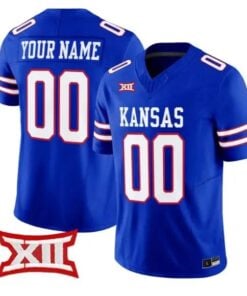 Custom Kansas Jayhawks Jersey Name, Number 2026 Limited All Stitched by My Store NCAA Football Jerseys