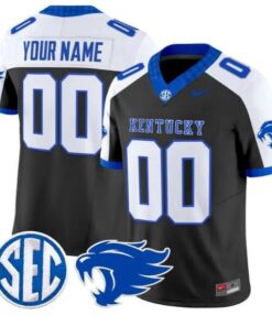 Custom Kentucky Wildcats Jersey Name, Number 2026 Limited Stitched by My Store NCAA Football Jerseys