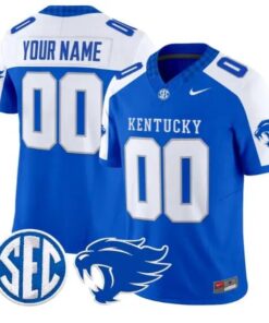 Custom Kentucky Wildcats Jersey Name, Number 2026 Limited Stitched by My Store NCAA Football Jerseys