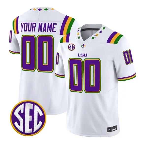 Custom LSU Tigers Jersey Name, Number 2026 Vapor Limited All Stitched by My Store NCAA Football Jerseys