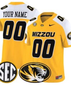 Custom Missouri Tigers Jersey Name, Number 2026 Vapor All Stitched by My Store NCAA Football Jerseys