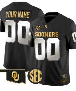 Custom Oklahoma Sooners Jersey Name, Number 2026 Limited Stitched by My Store NCAA Football Jerseys