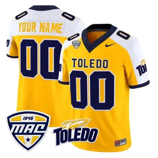 Custom Toledo Rockets Jersey Name, Number 2026 Vapor All Stitched by My Store NCAA Football Jerseys