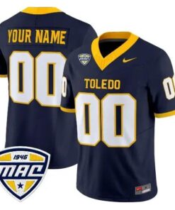 Custom Toledo Rockets Jersey Name, Number 2026 Vapor All Stitched by My Store NCAA Football Jerseys