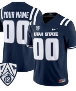 Custom Utah State Aggies Jersey Name, Number 2026 Vapor All Stitched by My Store NCAA Football Jerseys