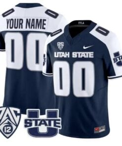 Custom Utah State Aggies Jersey Name, Number 2026 Vapor All Stitched by My Store NCAA Football Jerseys