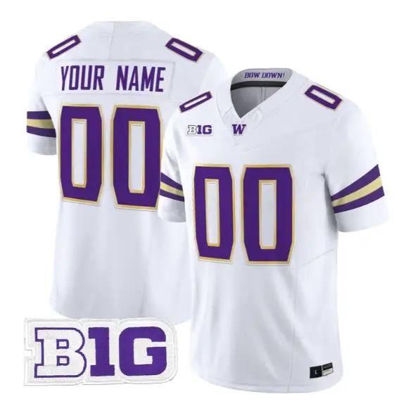 Custom Washington Huskies Jersey Name, Number 2026 Limited Stitched by My Store NCAA Football Jerseys