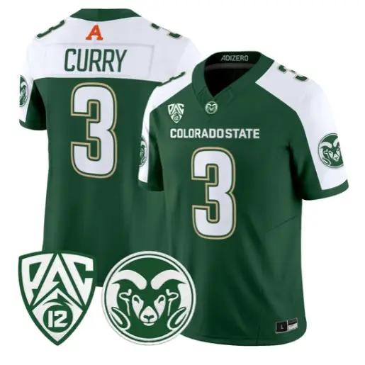Darius Curry Jersey #3 Colorado State Rams 2026 Vapor All Stitched 1 Darius Curry Jersey #3 Colorado State Rams 2026 Vapor All Stitched by My Store NCAA Football Jerseys
