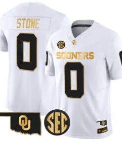 David Stone #0 Oklahoma Sooners Jersey 2026 Vapor Limited Stitched by My Store NCAA Football Jerseys