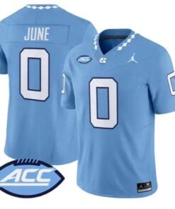 Demon June Jersey #0 North Carolina Tar Heels 2026 Limited Stitched by My Store NCAA Football Jerseys