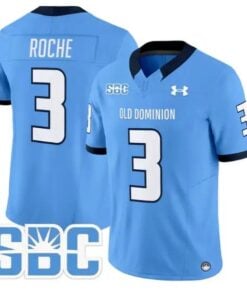 Devin Roche Jersey #3 Old Dominion Monarchs 2026 Limited All Stitched by My Store NCAA Football Jerseys