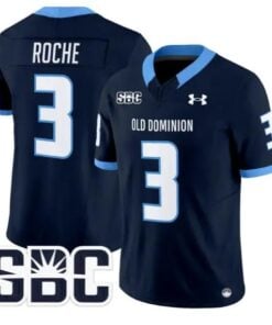 Devin Roche Jersey #3 Old Dominion Monarchs 2026 Limited All Stitched by My Store NCAA Football Jerseys