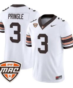 Dorian Pringle #3 Bowling Green Falcons Jersey 2026 Limited Stitched by My Store NCAA Football Jerseys