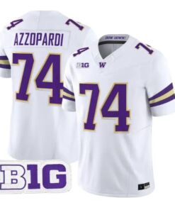 Drew Azzopardi #74 Washington Huskies Jersey 2026 Limited Stitched by My Store NCAA Football Jerseys