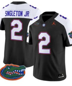 Eric Singleton Jr #2 Florida Gators Jersey 2026 Limited Stitched by My Store NCAA Football Jerseys