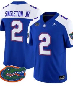 Eric Singleton Jr #2 Florida Gators Jersey 2026 Limited Stitched by My Store NCAA Football Jerseys