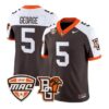 Eriq George #5 Bowling Green Falcons Jersey 2026 Limited Stitched by My Store NCAA Football Jerseys