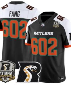 Fang Jersey #602 Arizona Rattlers 2026 National Patch All Stitched by My Store NCAA Football Jerseys