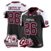 Grizzlie Jersey #26 Montana Grizzlies 2026-40th Anniv Patch Stitched by My Store NCAA Football Jerseys