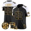 Harlem Berry #22 LSU Tigers 2026 Louisiana Patch Gold All Stitched by My Store NCAA Football Jerseys
