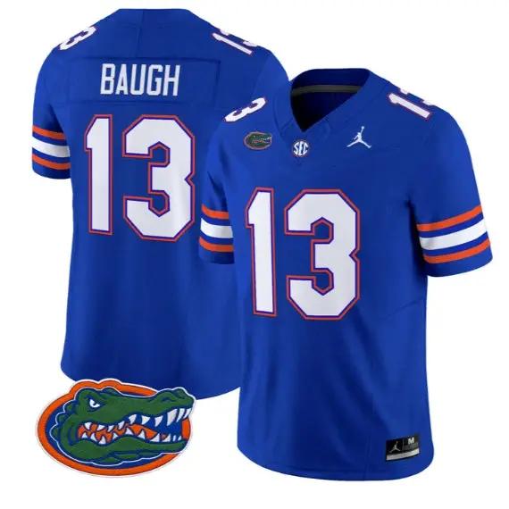 Jadan Baugh #13 Florida Gators Jersey 2026 Vapor Limited All Stitched by My Store NCAA Football Jerseys