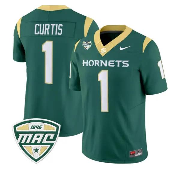 Jamar Curtis Jersey #1 Sacramento State Hornets 2026 Vapor Stitched by My Store NCAA Football Jerseys