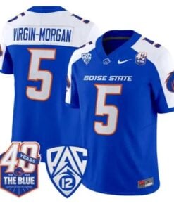 Jayden Virgin-Morgan Jersey #5 Boise State Broncos 2026 All Stitched by My Store NCAA Football Jerseys