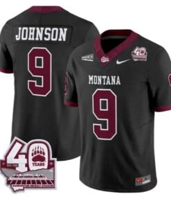Jaylen Johnson Jersey #9 Montana Grizzlies 2026 Limited All Stitched by My Store NCAA Football Jerseys