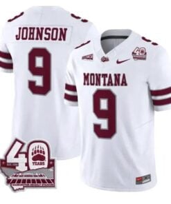 Jaylen Johnson Jersey #9 Montana Grizzlies 2026 Limited All Stitched by My Store NCAA Football Jerseys