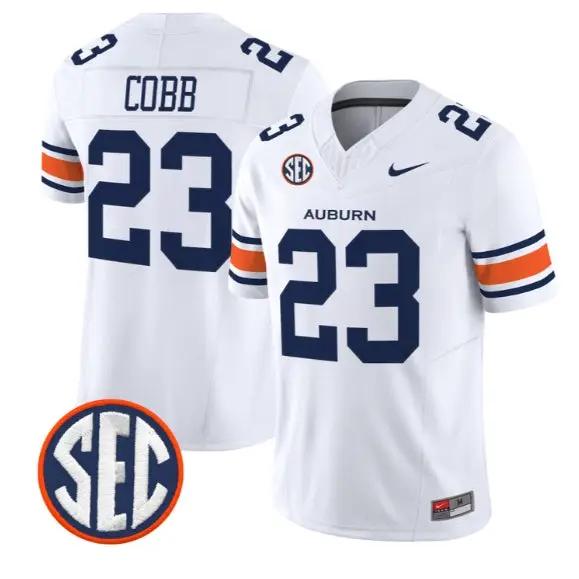 Jeremiah Cobb #23 Auburn Tigers Jersey 2026 Vapor Limited Stitched by My Store NCAA Football Jerseys