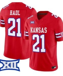 John Hadl Jersey #21 Kansas Jayhawks 2026 Vapor Limited All Stitched by My Store NCAA Football Jerseys