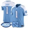 Jordan Shipp Jersey #1 North Carolina Tar Heels 2026 Limited Stitched by My Store NCAA Football Jerseys