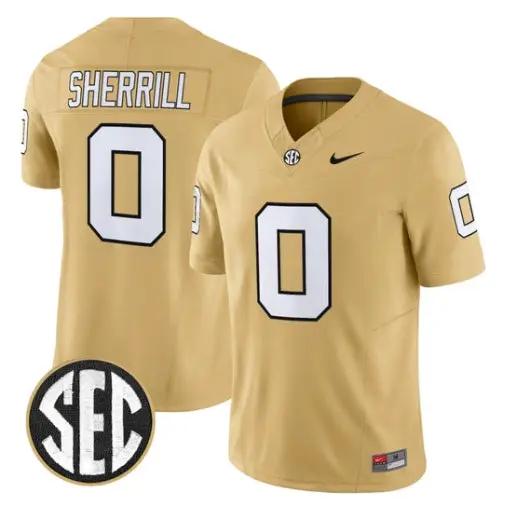 Junior Sherrill Jersey #0 Vanderbilt Commodores 2026 Vapor All Stitched by My Store NCAA Football Jerseys