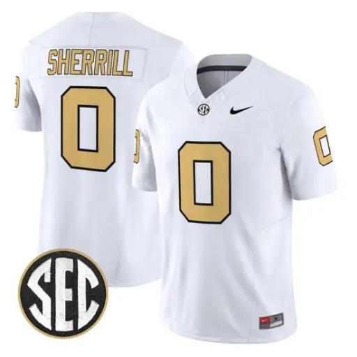 Junior Sherrill Jersey #0 Vanderbilt Commodores 2026 Vapor All Stitched by My Store NCAA Football Jerseys