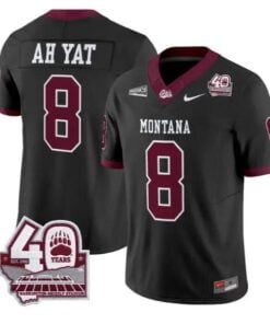 Keali'i Ah Yat Jersey #8 Montana Grizzlies 2026 Limited All Stitched by My Store NCAA Football Jerseys
