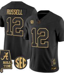 Keelon Russell #12 Alabama Crimson Tide Jersey 2026 Alabama Stitched by My Store NCAA Football Jerseys