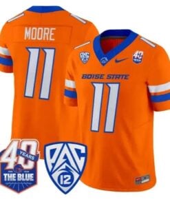 Kellen Moore Jersey #11 Boise State Broncos 2026 Limited Stitched by My Store NCAA Football Jerseys