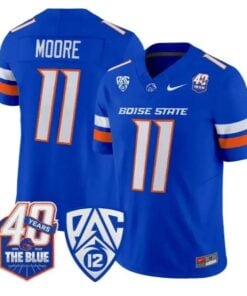 Kellen Moore Jersey #11 Boise State Broncos 2026 Limited Stitched by My Store NCAA Football Jerseys