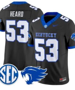 Lance Heard #53 Kentucky Wildcats Jersey 2026 Vapor Limited Stitched by My Store NCAA Football Jerseys
