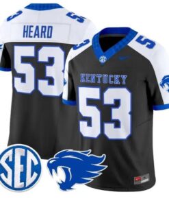 Lance Heard #53 Kentucky Wildcats Jersey 2026 Vapor Limited Stitched by My Store NCAA Football Jerseys