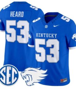 Lance Heard #53 Kentucky Wildcats Jersey 2026 Vapor Limited Stitched by My Store NCAA Football Jerseys