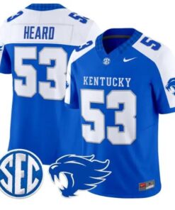 Lance Heard #53 Kentucky Wildcats Jersey 2026 Vapor Limited Stitched by My Store NCAA Football Jerseys