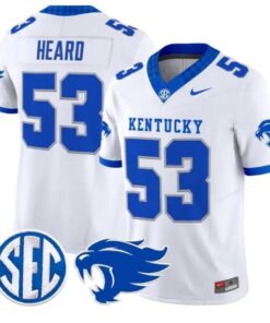 Lance Heard #53 Kentucky Wildcats Jersey 2026 Vapor Limited Stitched by My Store NCAA Football Jerseys