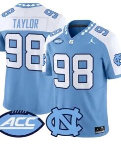 Lawrence Taylor Jersey #98 North Carolina Tar Heels 2026 Stitched by My Store NCAA Football Jerseys