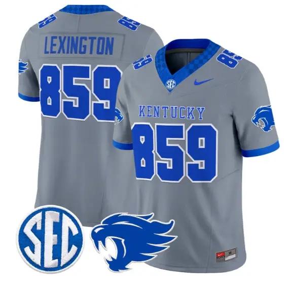 Lexington Kentucky #859 Kentucky Wildcats Jersey 2026 Limited Stitched by My Store NCAA Football Jerseys