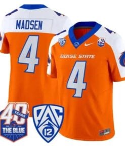 Maddux Madsen Jersey #4 Boise State Broncos 2026 Limited Stitched by My Store NCAA Football Jerseys