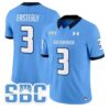 Mario Easterly Jersey #3 Old Dominion Monarchs 2026 Limited Stitched by My Store NCAA Football Jerseys