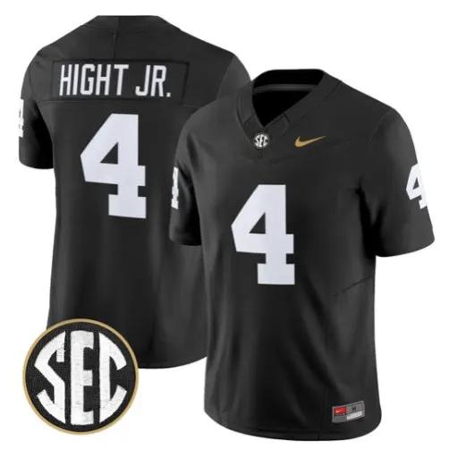 Martel Hight Jersey #2 Vanderbilt Commodores 2026 Vapor V2 Stitched by My Store NCAA Football Jerseys